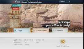 
							         e-Visa - Republic of Turkey Electronic Visa Application System								  
							    