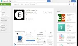 
							         E WIE EINFACH - Apps on Google Play								  
							    