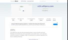 
							         E14.ultipro.com website. UltiPro.								  
							    