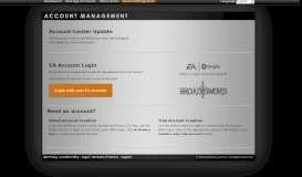 
							         EA-Mythic Account Management								  
							    