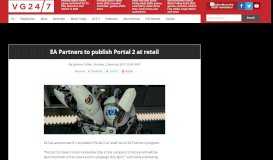 
							         EA Partners to publish Portal 2 at retail - VG247								  
							    