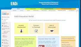 
							         EADI Education Portal | EADI								  
							    