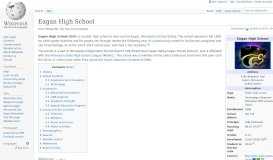 
							         Eagan High School - Wikipedia								  
							    