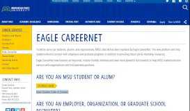 
							         Eagle CareerNet - Morehead State University								  
							    