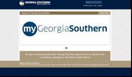 
							         Eagle Family Network - Home - Georgia Southern University								  
							    