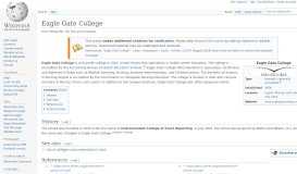 
							         Eagle Gate College - Wikipedia								  
							    