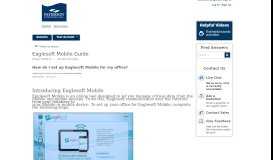 
							         Eaglesoft Mobile Guide - Answers								  
							    