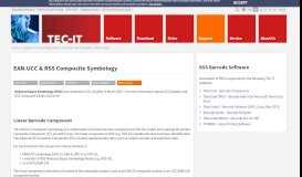 
							         EAN.UCC & RSS Composite Symbology Barcode Information - Tec-It								  
							    