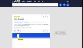 
							         Ear Portal - Urban Dictionary								  
							    