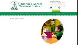 
							         Early Childhood Education ... - Children's Garden Montessori Academy								  
							    
