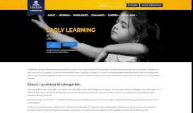 
							         Early Learning - Lauriston Girls' School								  
							    