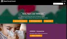 
							         Early Years and Childcare - Essex County Council								  
							    