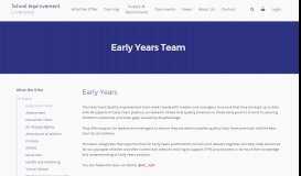 
							         Early Years Team - School Improvement Liverpool								  
							    