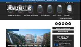 
							         Earn 15% Cash Back At All IHG Hotels | One Mile at a Time								  
							    