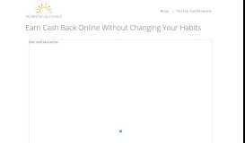 
							         Earn Cash Back Online Without Changing Your Habits | Latter-day ...								  
							    