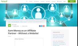
							         Earn Money as an Affiliate Partner - Without a Website! - eToro								  
							    