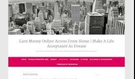 
							         Earn money – Earn Money Online Access From Home | Make ...								  
							    