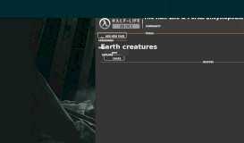 
							         Earth creatures | Half-Life Wiki | FANDOM powered by Wikia								  
							    