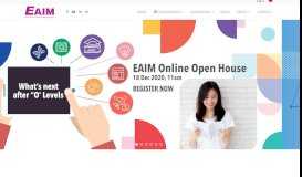 
							         EASB East Asia Institute of Management Official Website								  
							    