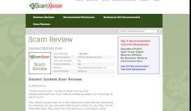 
							         Easiest System Ever a Scam? | Reviews - ScamXposer								  
							    