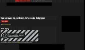 
							         Easiest Way to get from Acherus to Origmarr - WoW General ...								  
							    