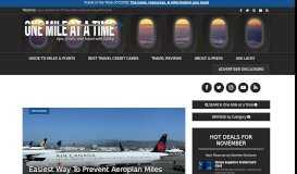 
							         Easiest Way To Prevent Aeroplan Miles From Expiring | One Mile at a ...								  
							    