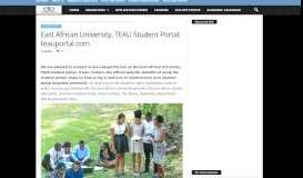 
							         East African University, TEAU Student Portal: schooltest.flexxproperty ...								  
							    