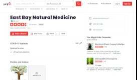 
							         East Bay Natural Medicine - 27 Reviews - Naturopathic/Holistic ...								  
							    