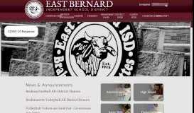 
							         East Bernard Independent School District								  
							    