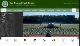 
							         East Brunswick Public Schools / Homepage								  
							    