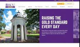 
							         East Carolina University - Home Page								  
							    