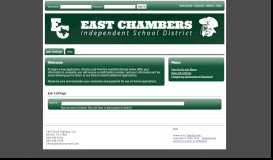 
							         East Chambers Independent School District - TalentEd Hire								  
							    