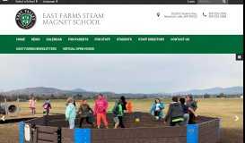 
							         East Farms STEAM Magnet School: Home								  
							    