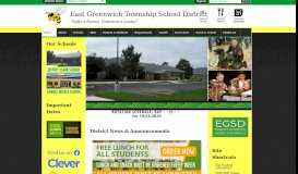 
							         East Greenwich School District / Homepage								  
							    