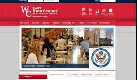 
							         East HS / Homepage - West Chester Area School District								  
							    