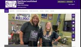 
							         East Knox Local School District / District Web Page-Main								  
							    
