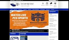 
							         East Lake High School / Homepage - Pinellas County Schools								  
							    
