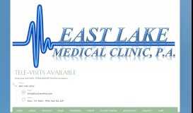 
							         EAST LAKE MEDICAL CLINIC								  
							    