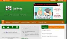 
							         East Lincoln High School / Homepage - Lincoln County Schools								  
							    