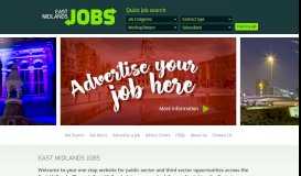 
							         East Midlands Jobs: Homepage								  
							    