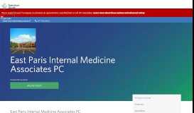 
							         East Paris Internal Medicine Associates PC - Find a Doctor | Spectrum ...								  
							    