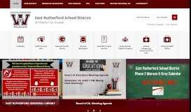 
							         East Rutherford School District / Homepage								  
							    