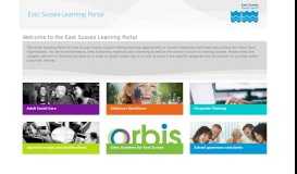 
							         East Sussex Learning Portal								  
							    