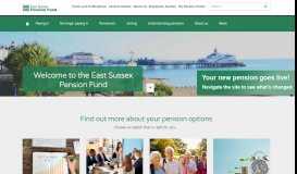 
							         East Sussex Pension Fund								  
							    