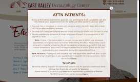 
							         East Valley Dermatology								  
							    