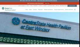 
							         East Windsor Medical Office - Family Doctors in NJ | CentraState ...								  
							    
