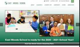 
							         East Woods School | Long Island Private School								  
							    