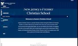 
							         Eastern Christian School: Private Schools Midland Park NJ, Wyckoff ...								  
							    