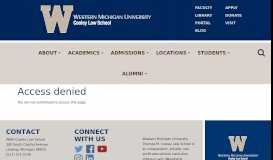 
							         Eastern Michigan University | WMU Cooley Law School								  
							    