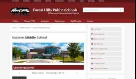 
							         Eastern Middle School – Forest Hills Public Schools								  
							    